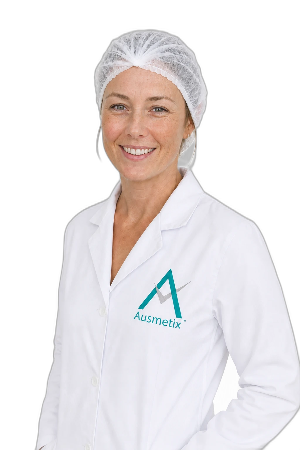 Ausmetix scientist in lab coat